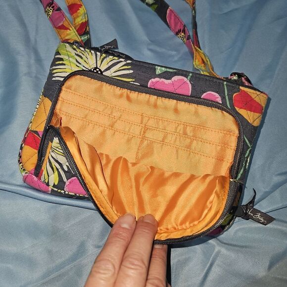 Vera Bradley Jazzy Blooms Crossbody Purse - Picture 4 of 10